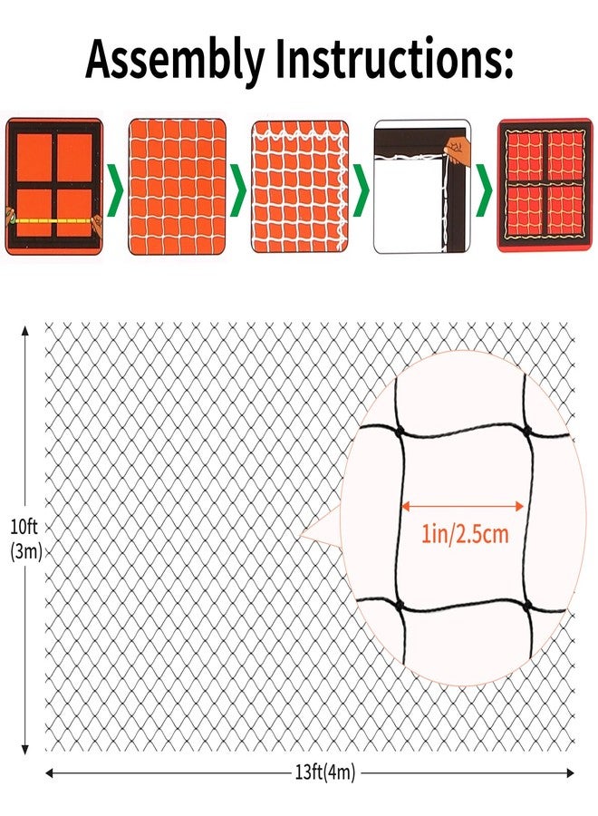 AnExer Cat Balcony Nets, Pets Anti-Fall Mesh Fence Safety Net, Transparent Nylon Pet Mesh Fence Anti-Fall Netting for Balcony Window Stairs Patio - Image 4